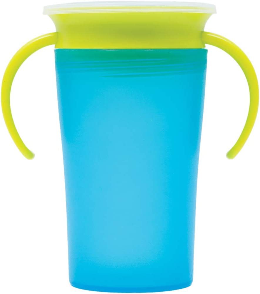 Copo de Treinamento 360 Bebê - com Alça - 270ml - Azul - Buba