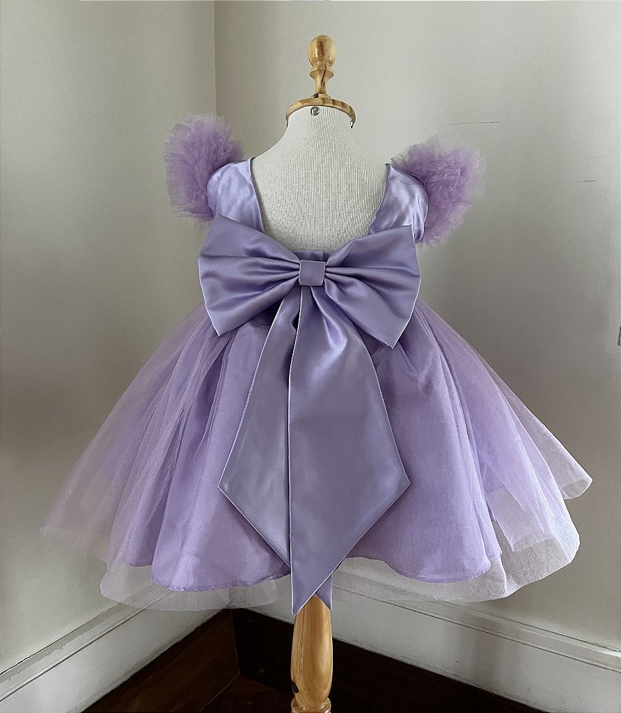 Vestido Infantil Rodado de Festa Lilás - Petit Nini | Oferta de Acessórios  e Roupas para Bebês e Crianças