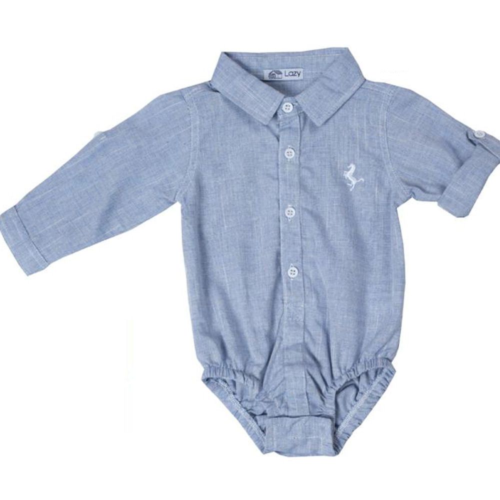Body Camisa Manga Longa Azul Sport - Petit Nini | Oferta de Acessórios e  Roupas para Bebês e Crianças