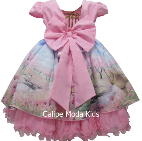 vestido infantil masha