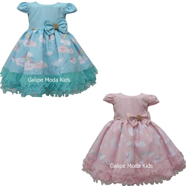 vestido chuvas de amor