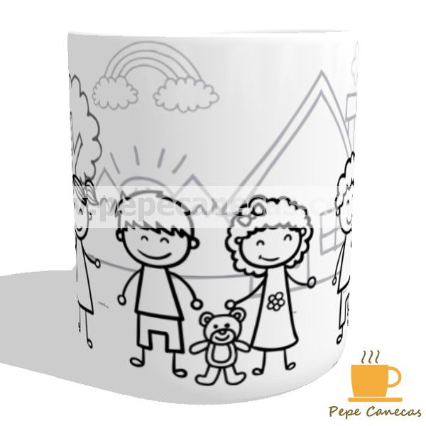 Caneca Dia Das Criancas Para Colorir 4 Pepe Canecas Canecas Exclusivas E Personalizadas