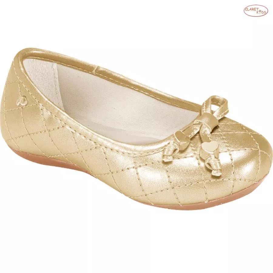 sapatilha pampili dourada