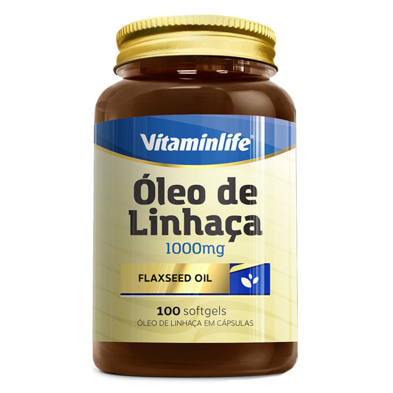 Flaxseed Oil 100mg 100 cápsulas Vitamin Life - All Nutrition | All Nutrition
