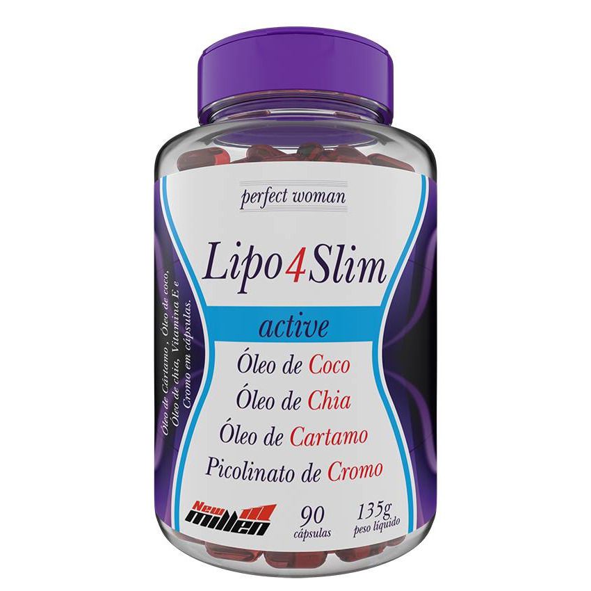Lipo 4 Slim 90 Cápsulas New Millen - All Nutrition | All Nutrition