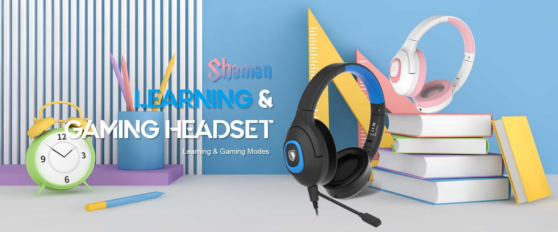 SADES SHAMAN LEARNING & GAMING HEADSET