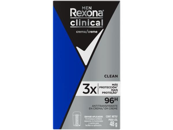 Desodorante Rexona Clinical Men 48g - Ideal Pharma - Melhores Marcas com os  Melhores Preços