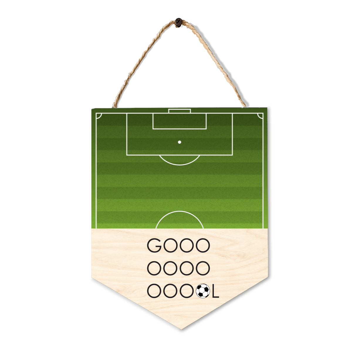 PLACA BANDEIRINHA GOOOL
