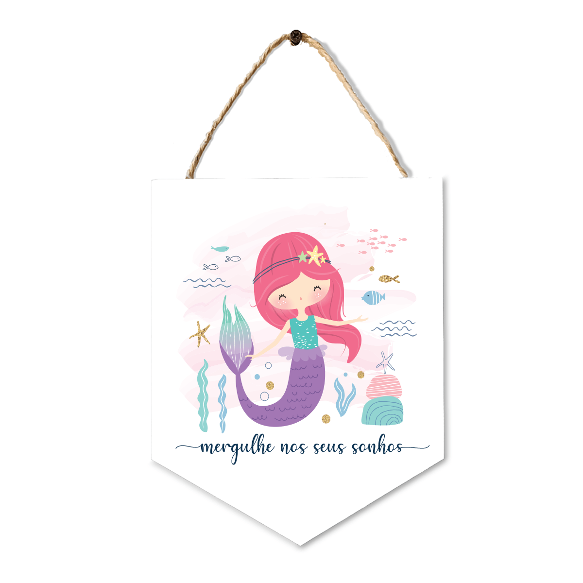 PLACA BANDEIRINHA SEREIA
