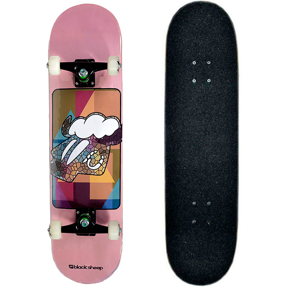 Skate Montado Black Sheep Semi Profissional 8.0 Feminina Pink