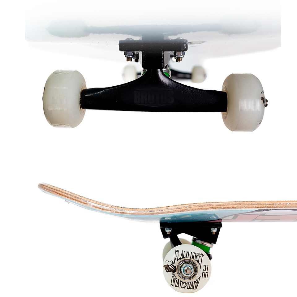Skate Montado Black Sheep Semi Profissional 8.0 Caribe - Virtual