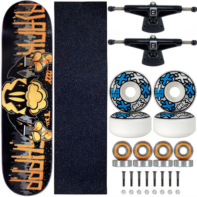 Skate Black Sheep Profissional Ovelha Pichando Truck Fun Light