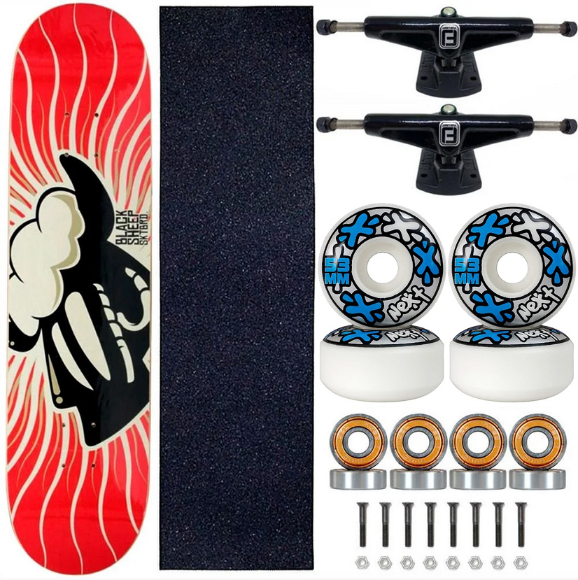 Skate Black Sheep Profissional Sol Truck Fun Light - Virtual Skate