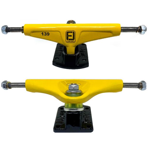 Truck Profissional Fun Light 139mm Amarelo - Virtual Skate Shop