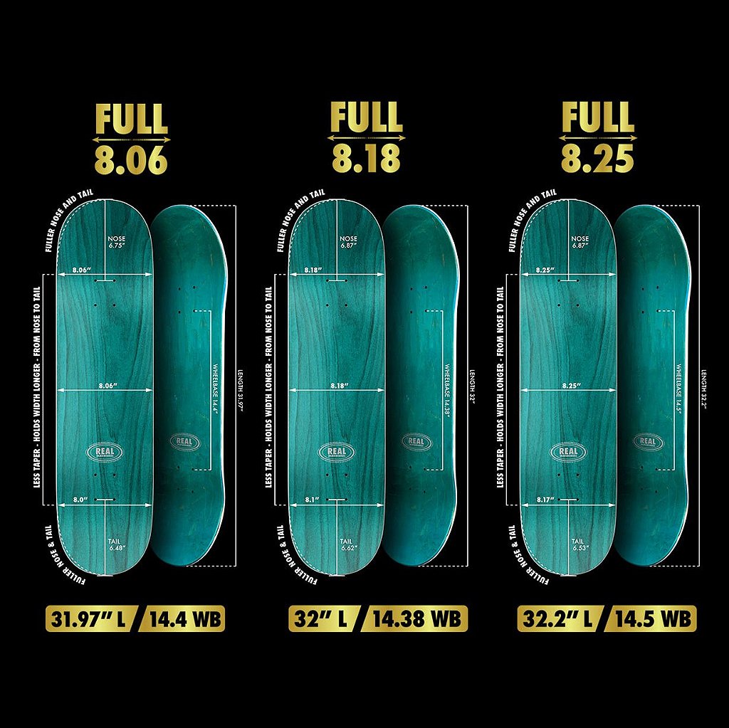 Shape Maple Real Skateboards Pro Model Ishod Deck 8.18 Tiger