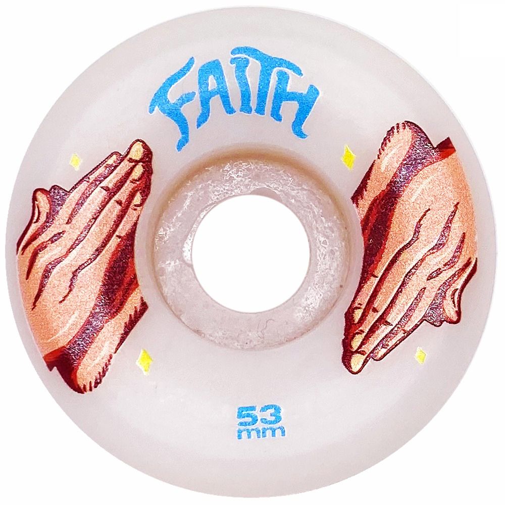 Rodas Faith Skateboards Hands 53mm Dureza 100A Mande in USA