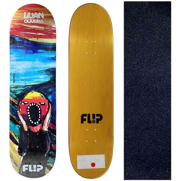 Shape Maple Flip Skateboards Luan Celopax Screaming 8.0 - Virtual