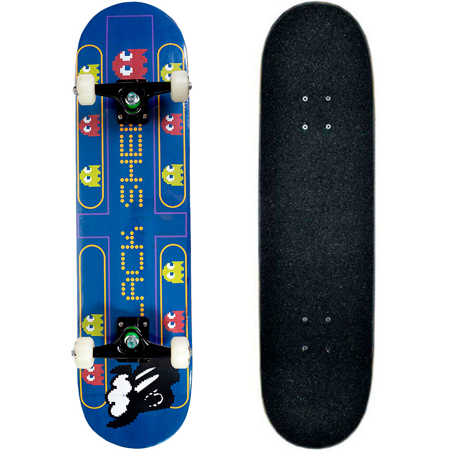 Skate Montado Black Sheep Semi Profissional 8.0 Pacman - Virtual