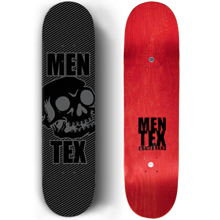 Shape Profissional Maple Skate Mentex Lines Black Skull - Virtual