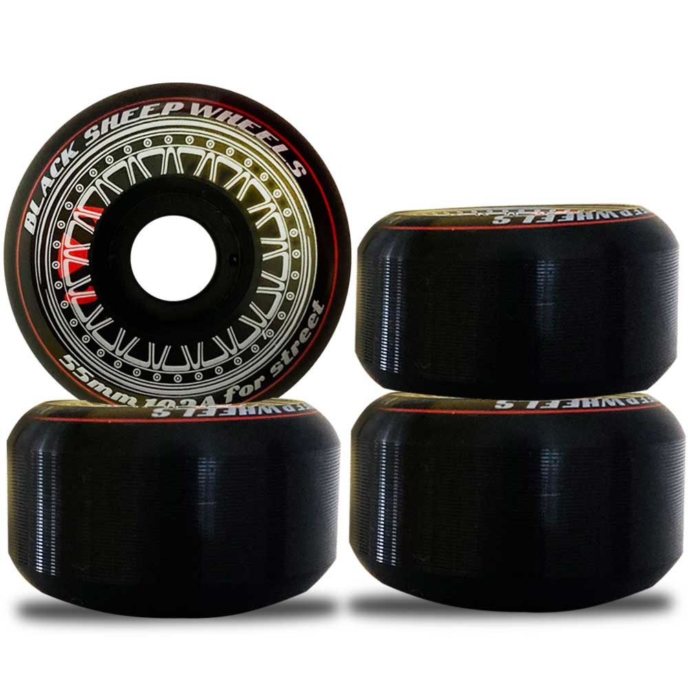Roda 55mm Black Sheep Importada Wheels For Street 102A Black