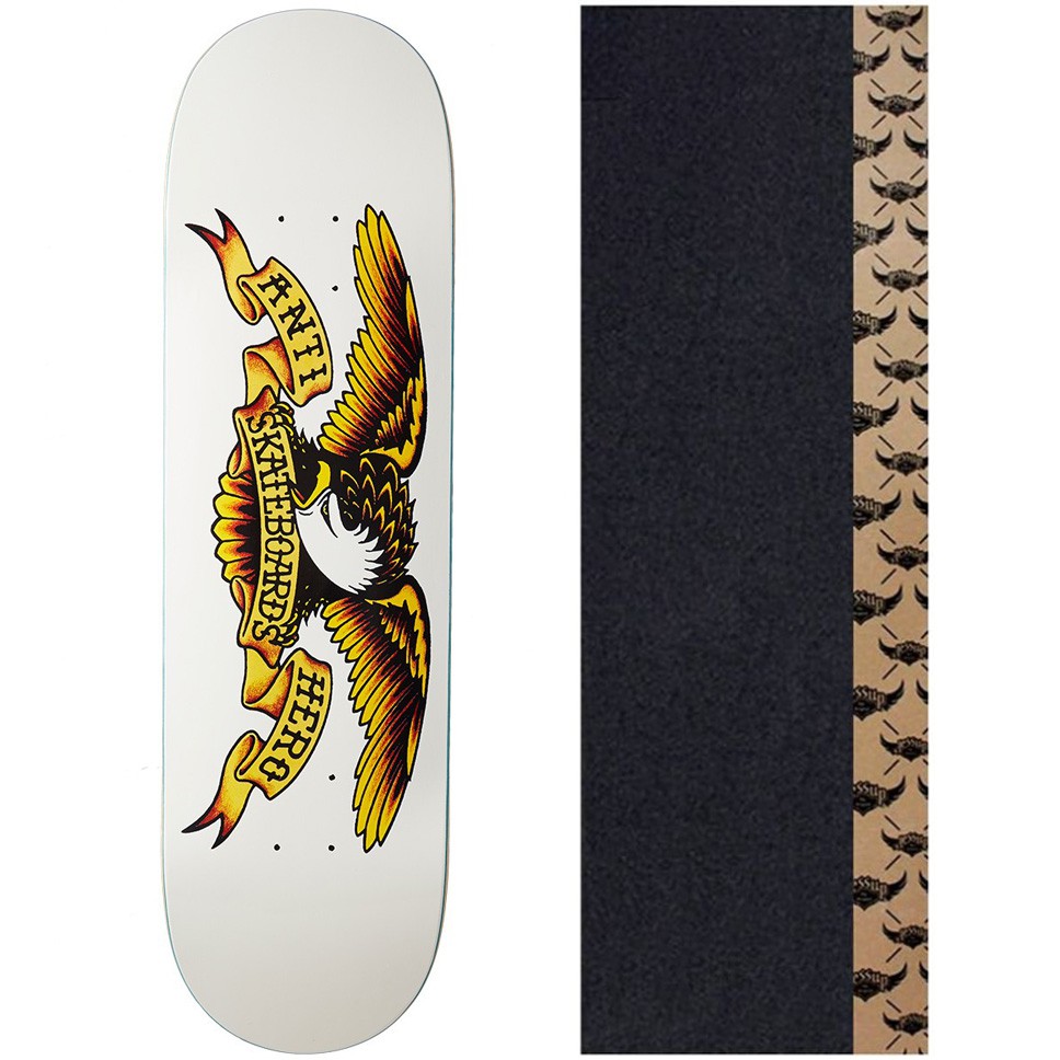 Shape Anti Hero Skateboards Pro Deck 8.75 Eagle White + Lixa