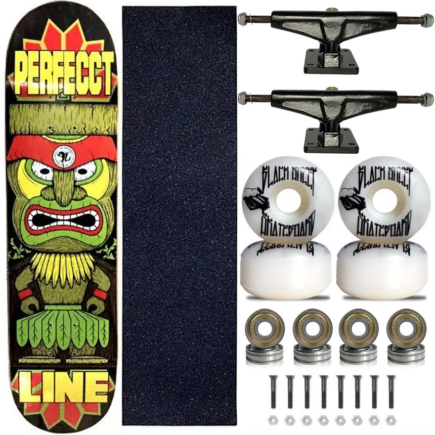 Skate Completo Shape Perfect Line 8.0 Tribo - Virtual Skate Shop