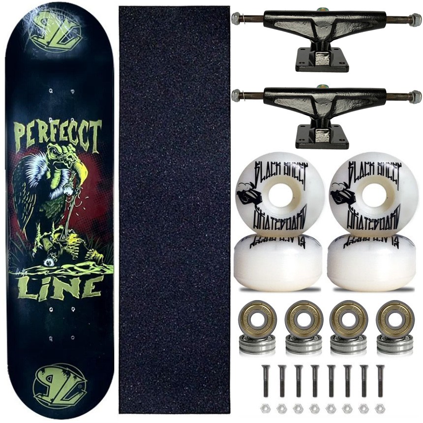 Skate Completo Shape Perfect Line 8.0 Abutres - Virtual Skate Shop