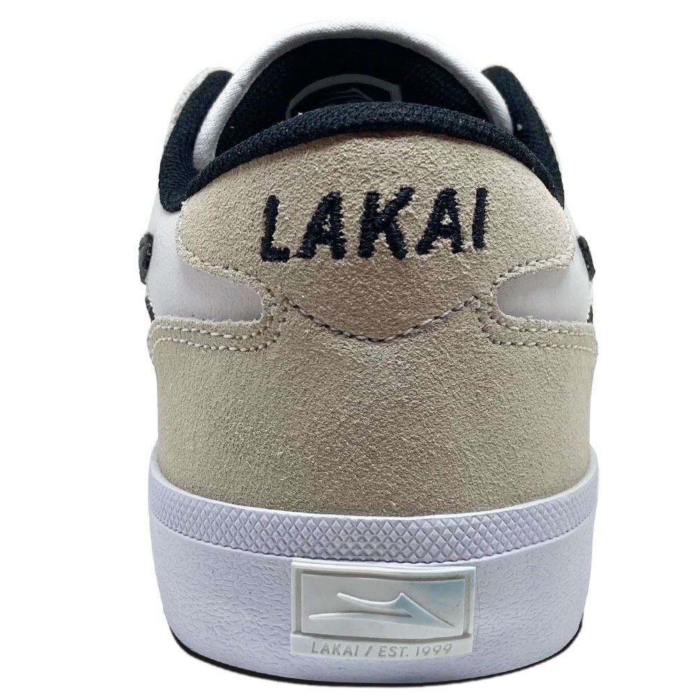 リッキー　① Tênis Skate Lakai Cambridge White Blue Suede - Virtual Skate Shop