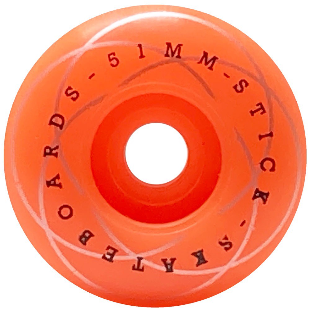 Roda Stick Skateboard Laranja 51mm Speed Wheels - Virtual Skate