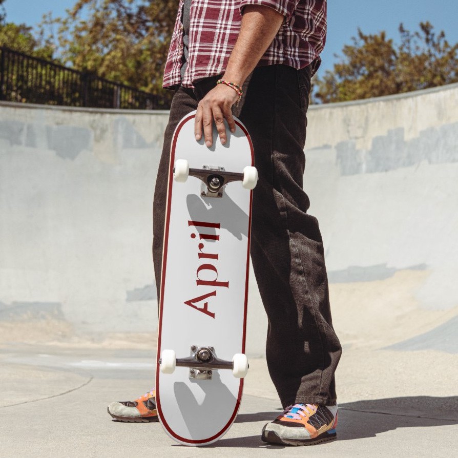 Shape Maple April Skateboard 8.0 Blue Tag + Lixa Jessup - Virtual