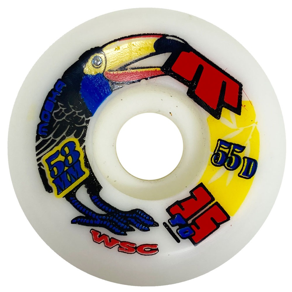 Roda Moska 53mm Dureza 55D WSC Toucan - Virtual Skate Shop | A