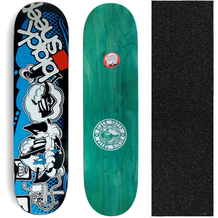 Shape de Marfim Black Sheep 8.0 Blue Sheeps + Lixa Nacional