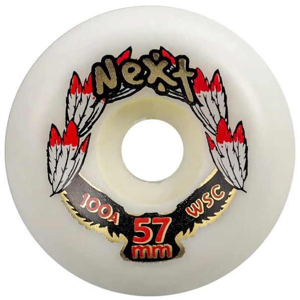Roda Next Skate 57mm WSC Gold Line Dureza 100A - Virtual Skate