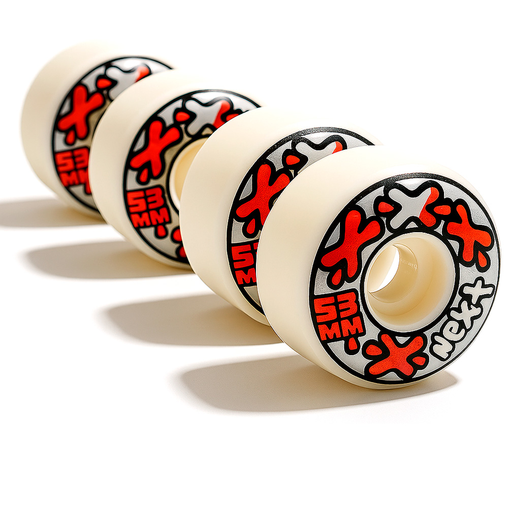 RYO Roda Next ll Skate 53mm Dureza 100a Red ( jogo 4 rodas ) - Virtual