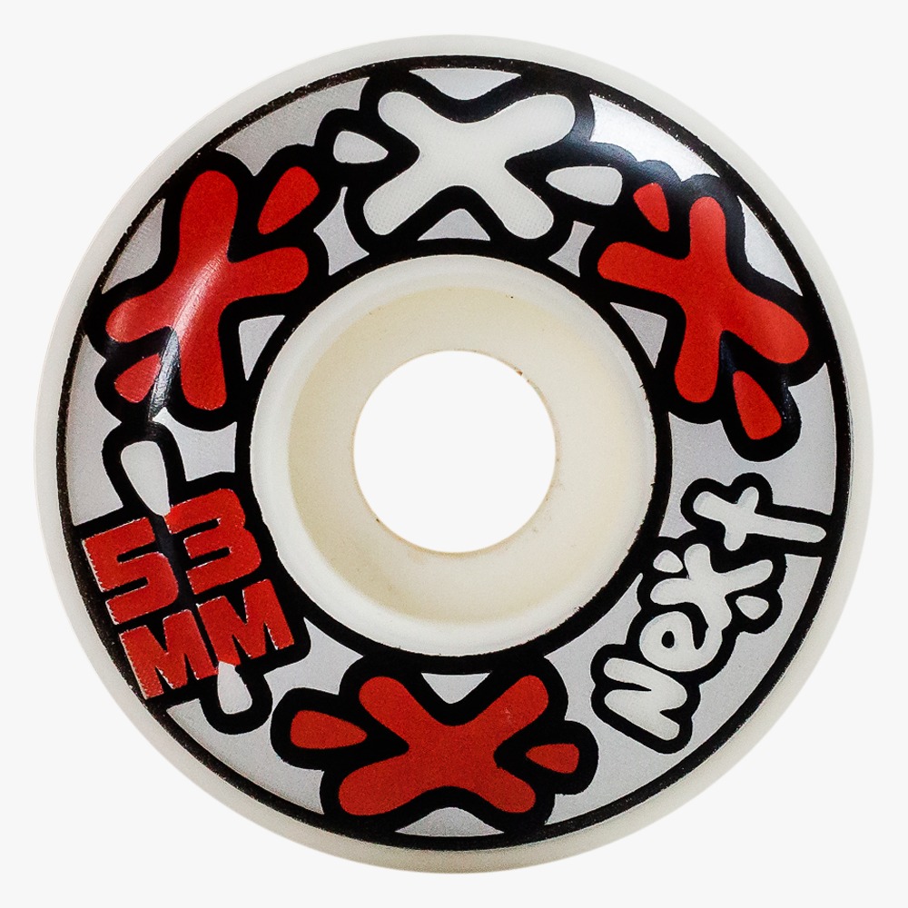 Roda Next ll Skate 53mm Dureza 100a Red ( jogo 4 rodas ) - Virtual