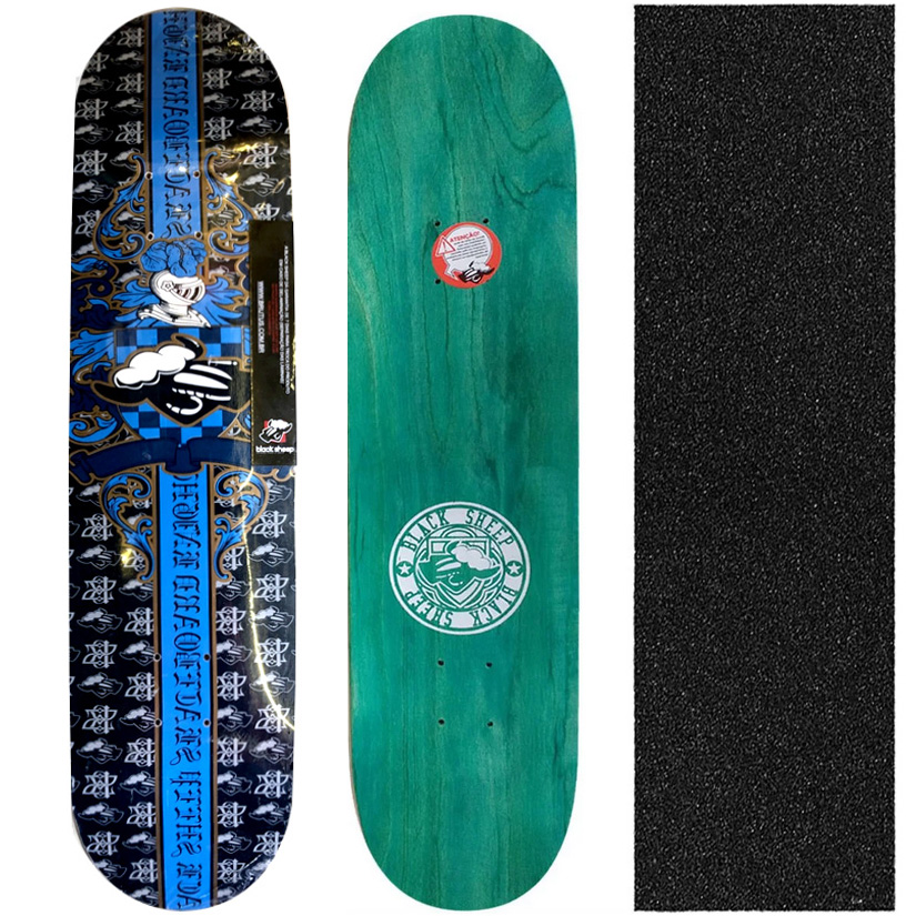 Shape de Marfim Black Sheep 8.0 Brasão Azul + Lixa Nacional