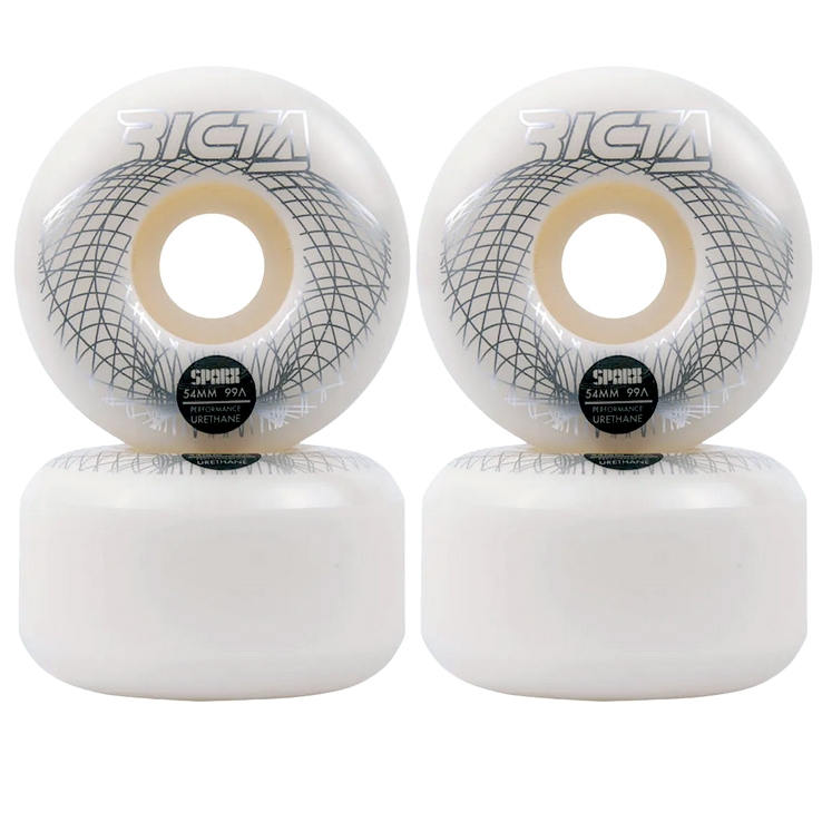 Rodas Ricta Skateboard 54mm Wireframe Dureza 99A - Virtual Skate