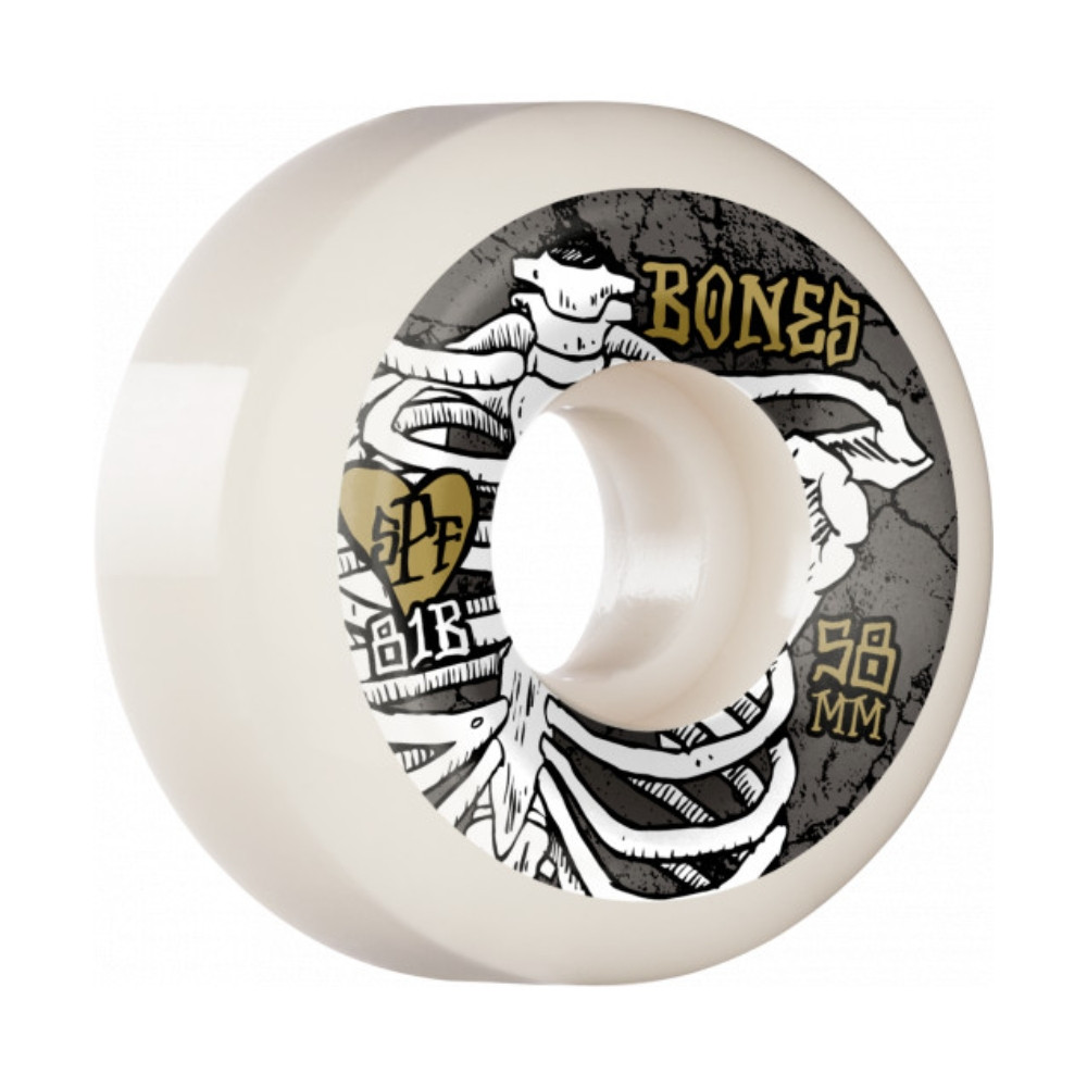 Rodas Bones SPF Rapture 58mm P5 Sidecut 81B Gold 4PK - Virtual
