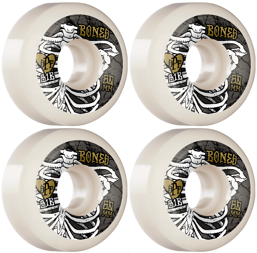 可愛いクリスマスツリーやギフトが！ 60mm Rapture SPF Bones Rodas P5 4PK Gold 81B Sidecut スケートボード