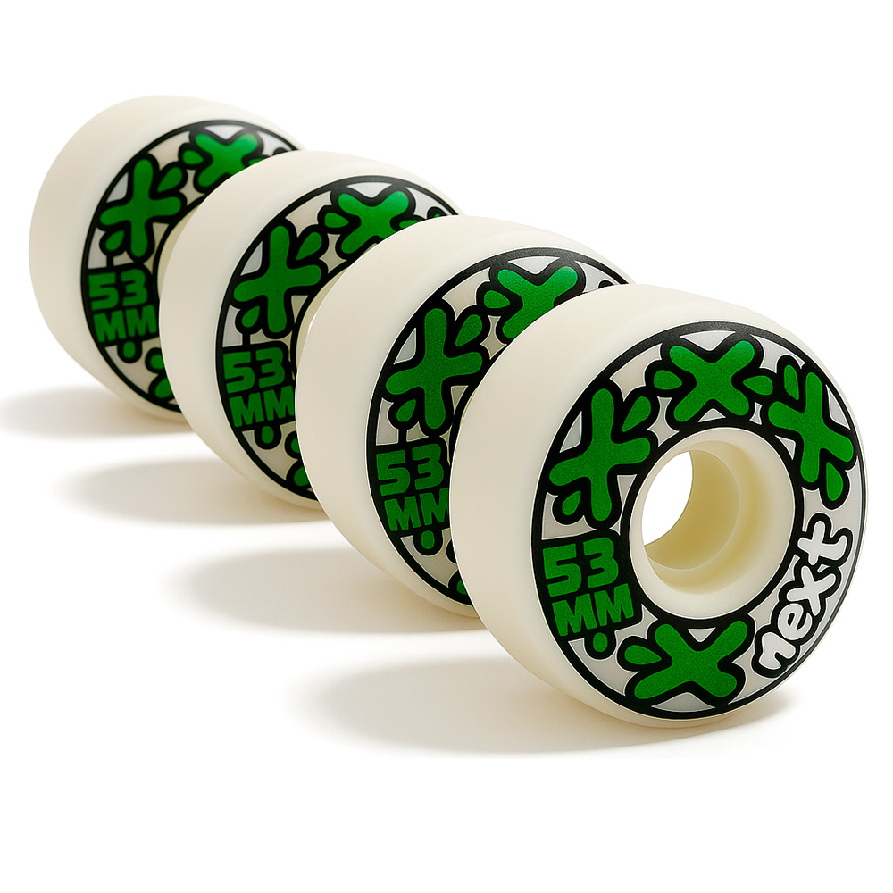 【M】TXT Roda Next ll Skate 53mm Dureza 100a Green - Virtual Skate Shop | A