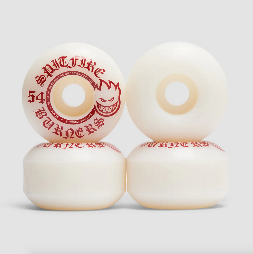 Rodas Spitfire 54mm Red Burners 99DU - Virtual Skate Shop | A