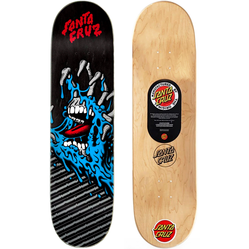 Shape Santa Cruz Maple 8.3 Black Melting Hand - Virtual Skate Shop