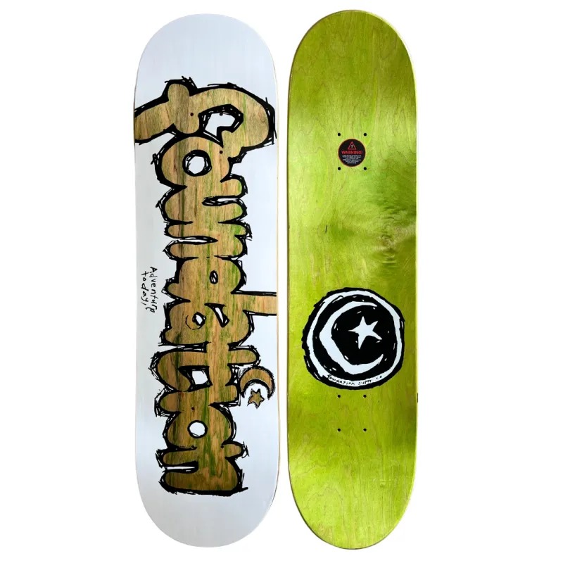 Shape Maple Foundation Skateboards 8.0 White Fundos Variados
