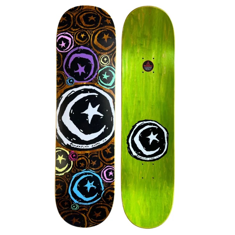 Shape Maple Foundation Skateboards 8.25 Bubble Wood - Virtual