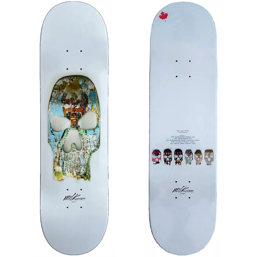 Shape Maple Milk Skate 8.25 Broken Skull Blue Beto Janz - Virtual