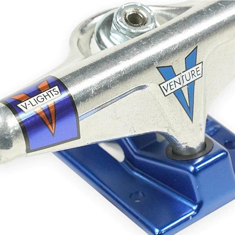 Truck Venture 139mm V-lights 5-2 Low Silver Blue - Virtual Skate