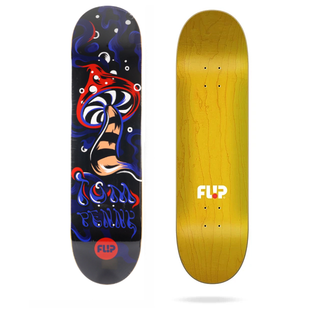 スケートボード FLIP8.0 Shape Maple Flip Skateboards 8.0 Tom Penny Blue - Virtual Skate