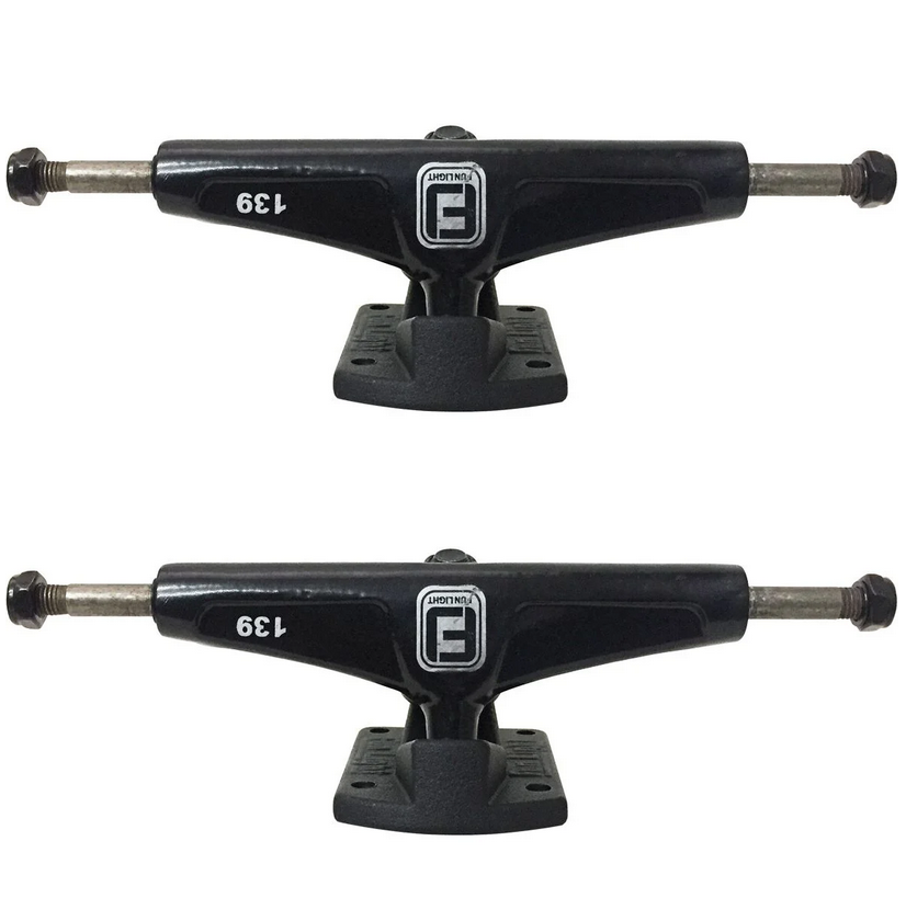 Truck Profissional Fun Light 139mm Black - Virtual Skate