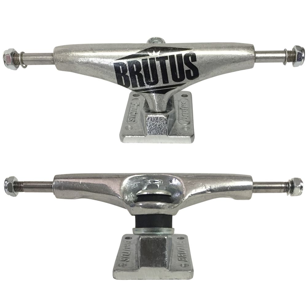 Truck Brutus Semi Profissional 139mm Silver - Virtual Skate Shop