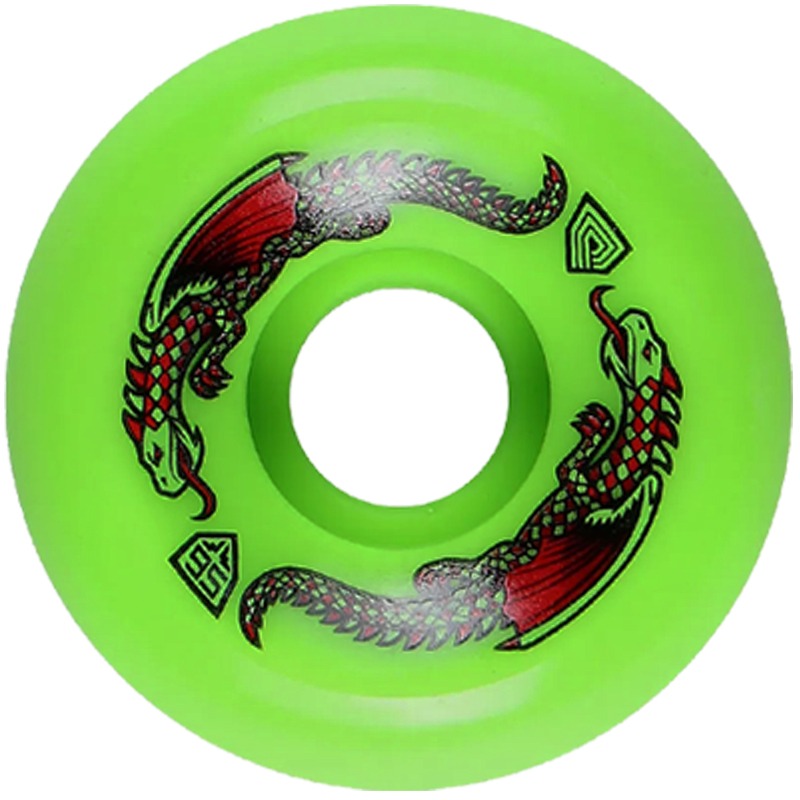 POWELL PERALTA パウエル DRAGON FORMULA 56mm Rodas Powell Peralta Skateboard 56mm x Dragon Formula 93A Green
